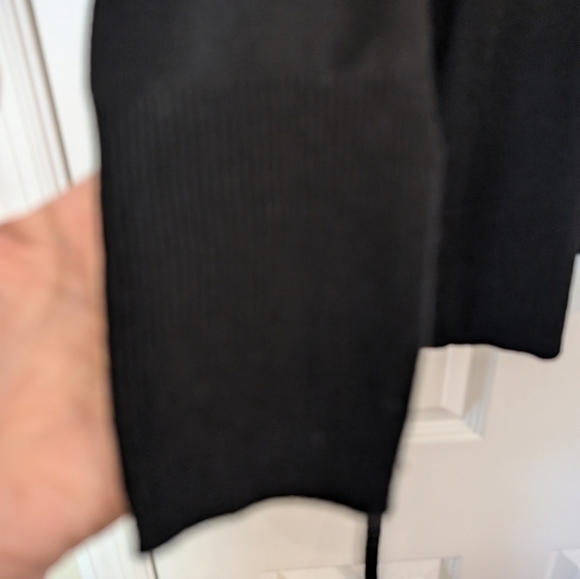 LAURIE FELT Cashmere Blend Open Front Belted Cardigan Sweater - Picture 3 of 6